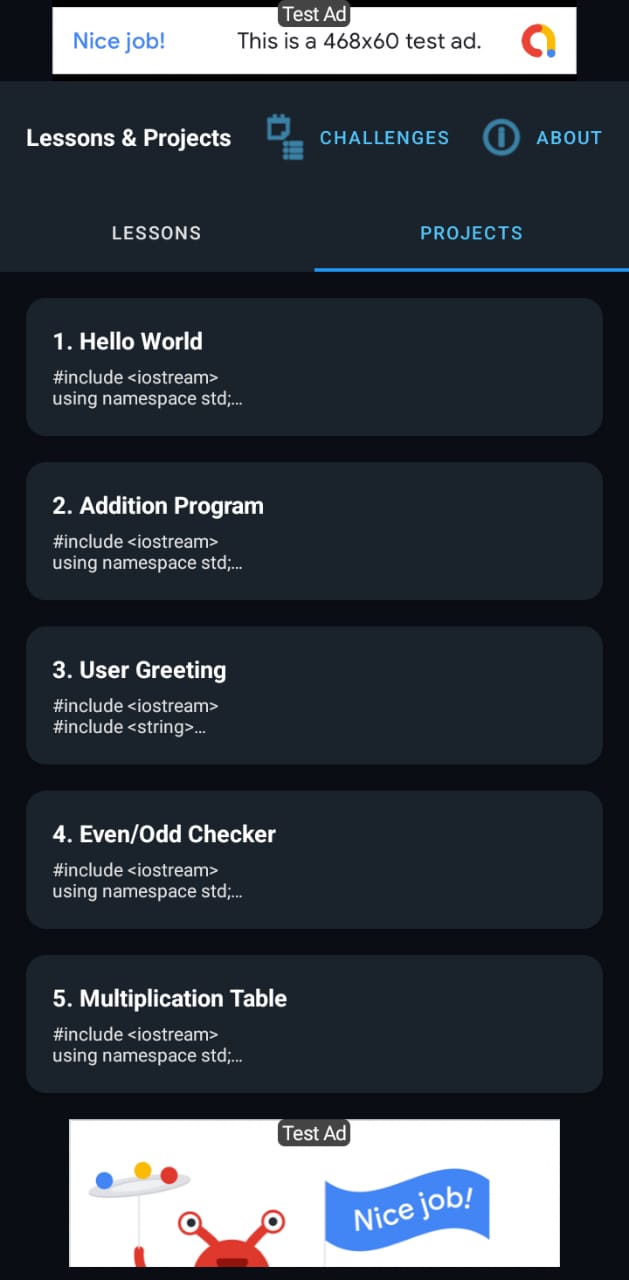 C++ Lessons