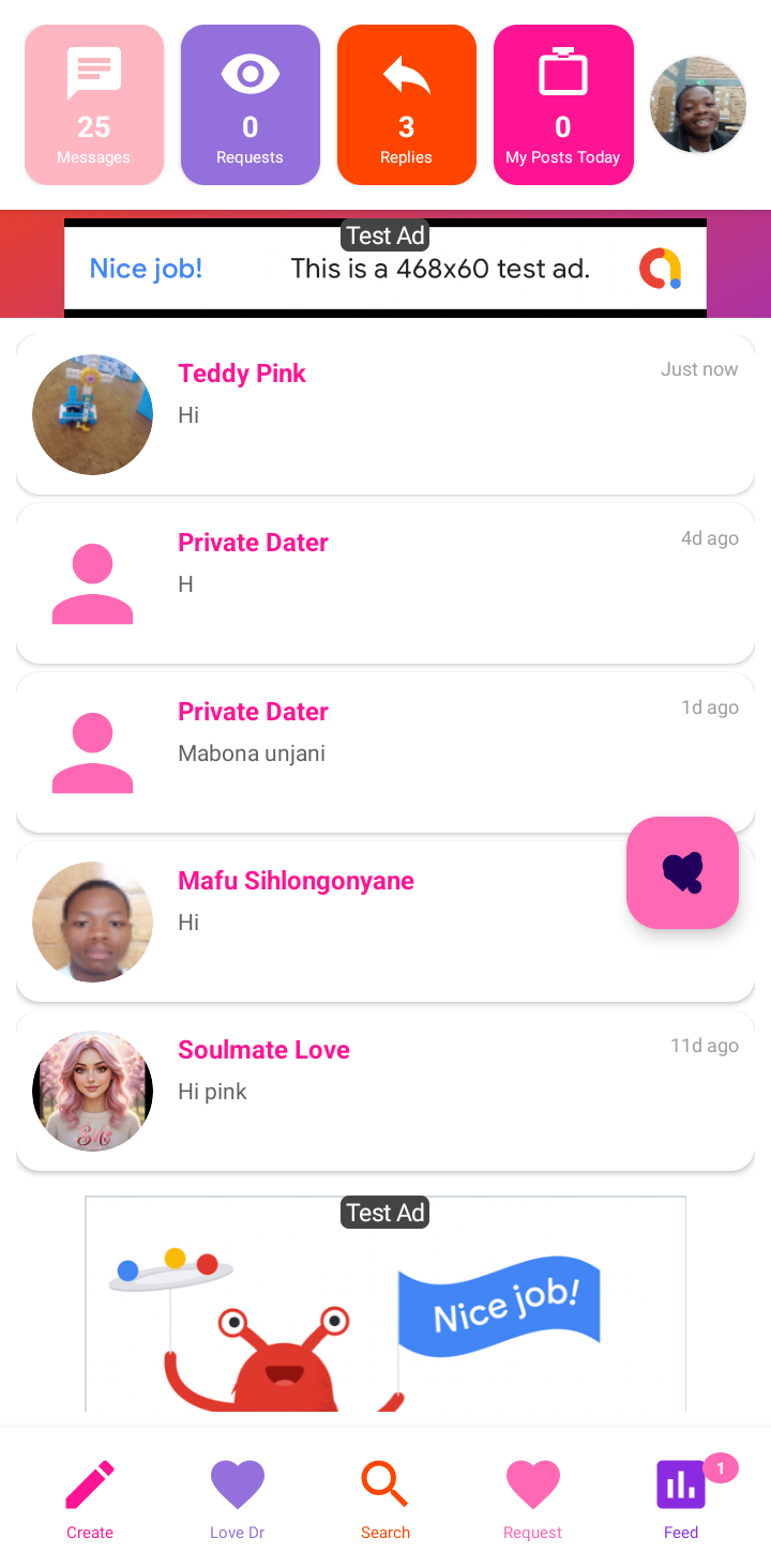 Dashboard Interface Screenshot